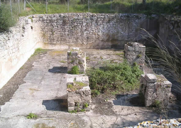 i resti delRuins of the Roman Town of Cosa